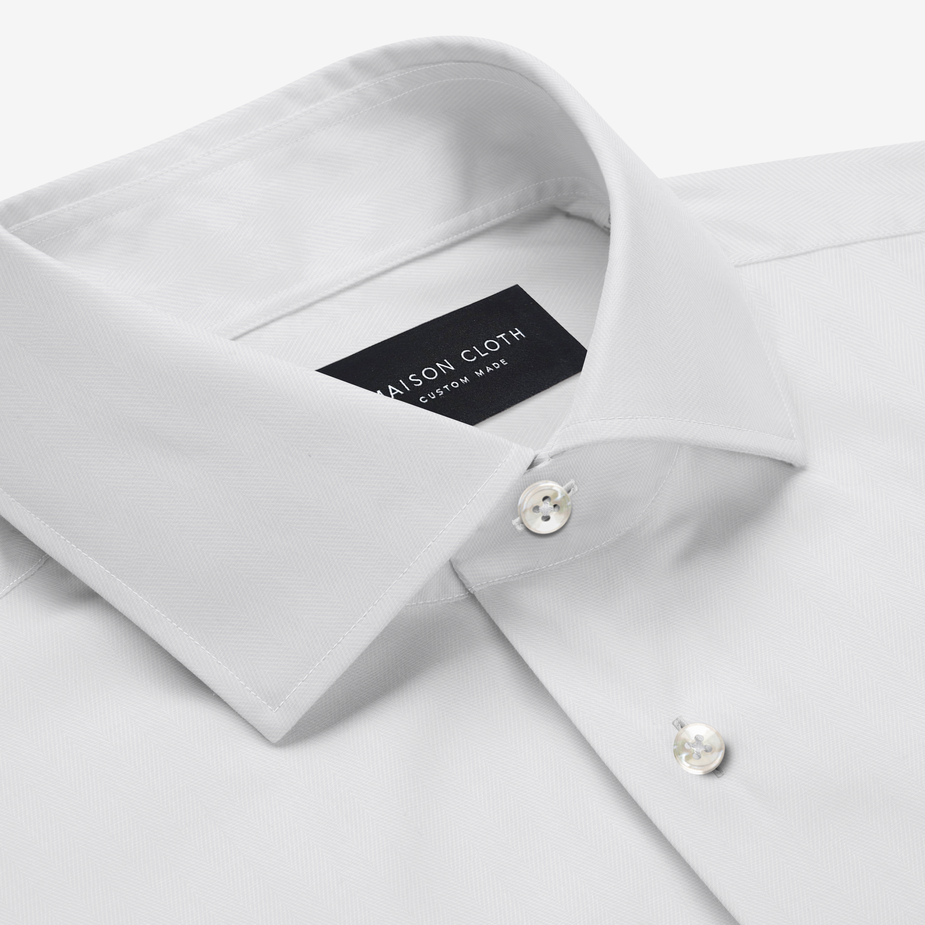 White Herringbone