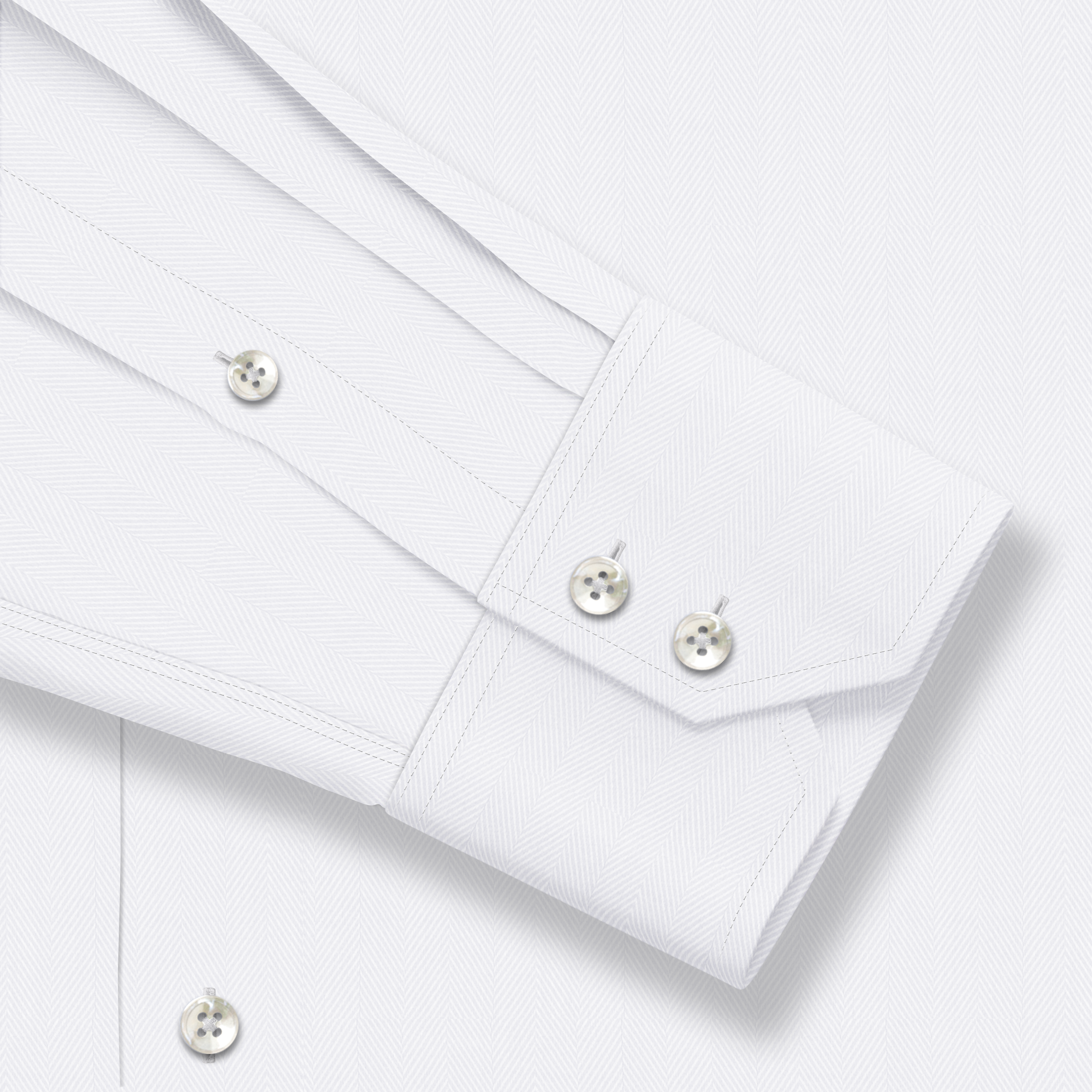White Herringbone